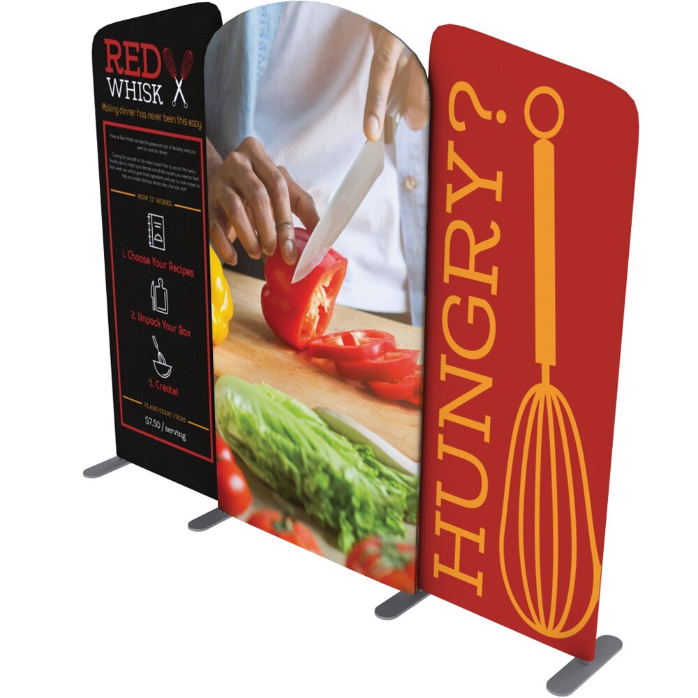 EZ Tube® Connect 10 ft. Kit B (3 x 4 x 3 ft) — Single Sided Graphic Package
